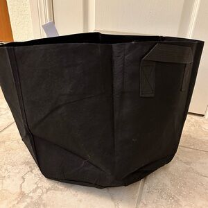 New black/grey/green woven fabric planter bags